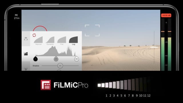 Screenshot of FiLMiC Pro
